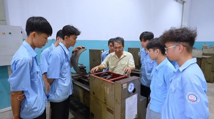 Một buổi học thực hành của sinh viên Trường Cao đẳng Nghề TPHCM.