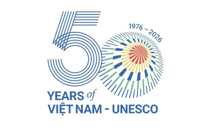 Đồ họa kỷ niệm 50 năm Việt Nam gia nhập UNESCO.