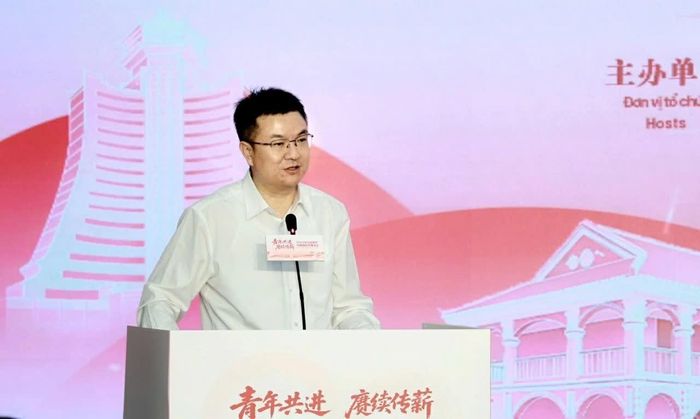 Tổng Thư ký Báo China Daily Tăng Khánh Khải phát biểu tại sự kiện. (Nguồn: BTC)