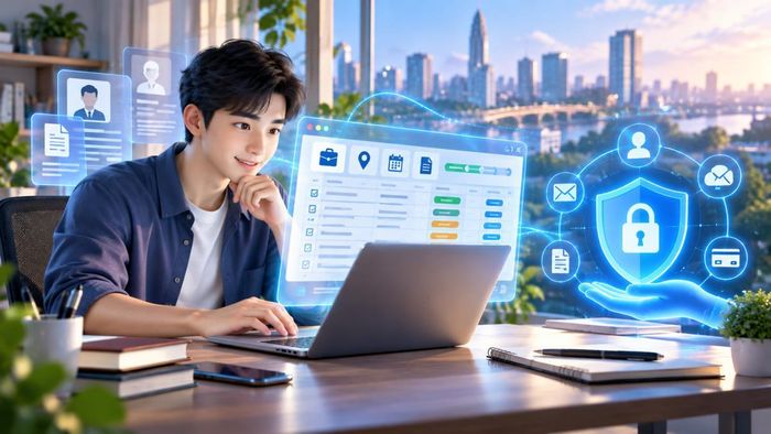 Ứng viên cần thiết lập bảng tính quản lý hồ sơ ứng tuyển khoa học trên Google Sheets, đồng thời tuân thủ các nguyên tắc bảo mật thông tin cá nhân trên môi trường mạng. Đồ hoạ: Thái Bình