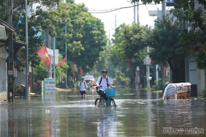 Tình trạng nước ngập kéo dài tại khu vực dân cư gần cầu Ngọc Liệp không chỉ ảnh hưởng đến sinh hoạt, đi lại của người dân mà còn tiềm ẩn nguy cơ mất an toàn, đặc biệt tại những vị trí nước sâu, dòng chảy phức tạp.