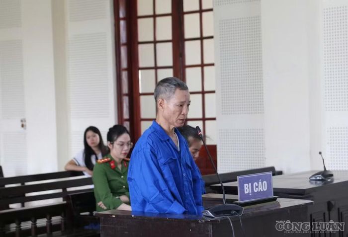 Bị cáo Châu Văn Cường bị tuyên phạt 20 năm tù. Ảnh: Kim Long