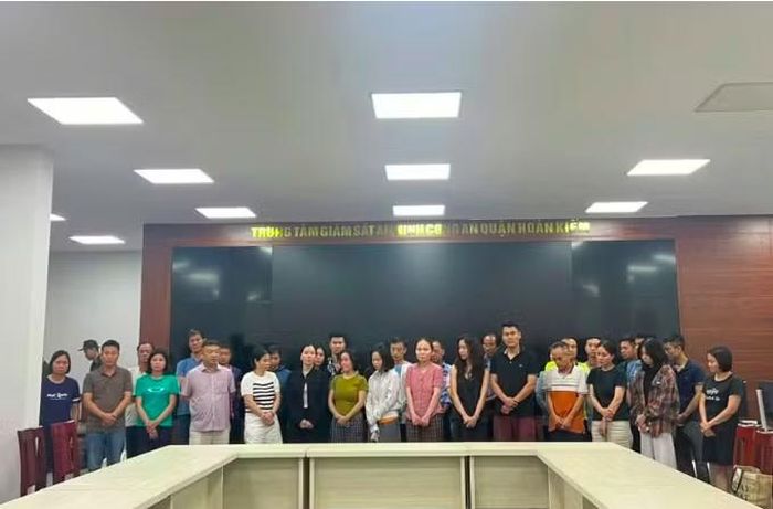 Các bị cáo trong vụ án.