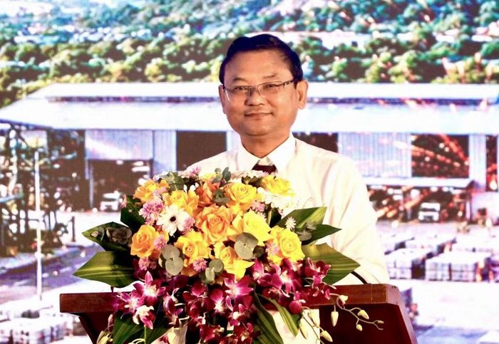  Phó chủ tịch UBND tỉnh Gia Lai Nguyễn Tự Công Hoàng phát biểu tại buổi lễ. 