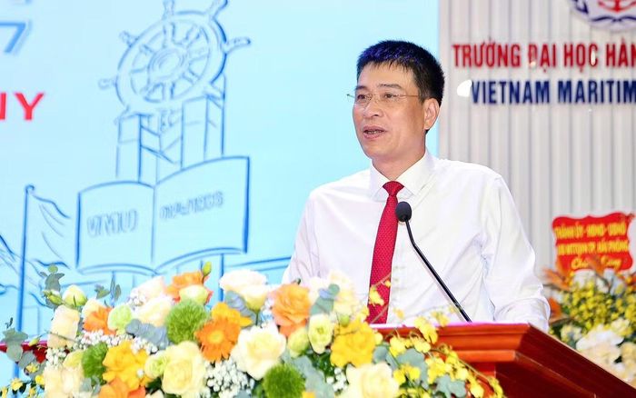 Ông Phạm Minh Hà - Thứ trưởng Bộ Xây dựng phát biểu tại buổi lễ.