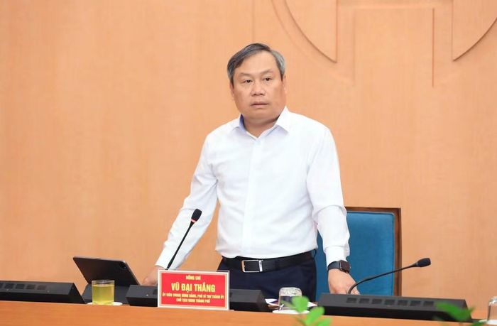 Chủ tịch Hà Nội phát biểu kết luận cuộc họp