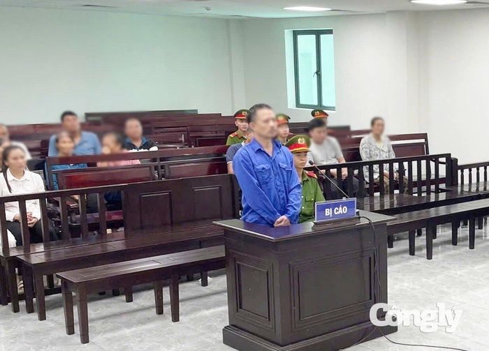 Bị cáo Ngô Ngọc Chung tại phiên xét xử.