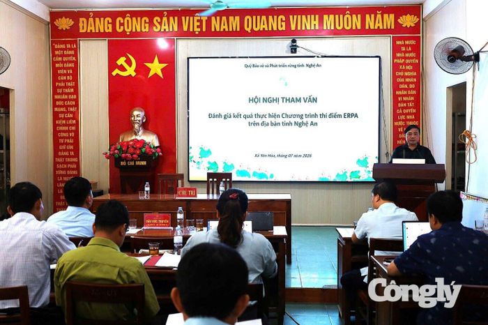 Hội nghị tham vấn các bên liên quan về đánh giá kết quả chương trình thí điểm ERPA ở cấp xã.