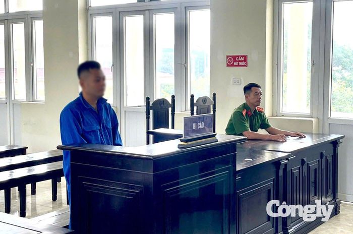 Bị cáo Trịnh Quốc Cơ tại phiên tòa sơ thẩm.