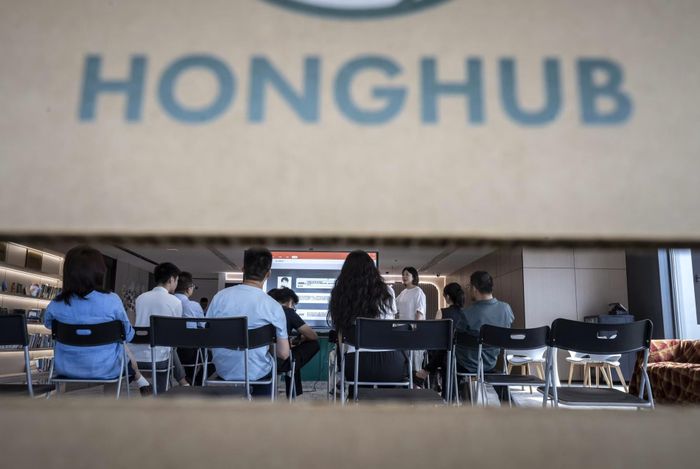 Honghub đặt tại Hàng Châu là một cộng đồng dành cho các doanh nhân vận hành doanh nghiệp một người. Ảnh: WSJ