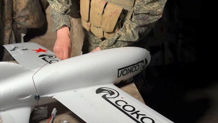 UAV đánh chặn Sokol-I của Nga. Ảnh: thedefender.media