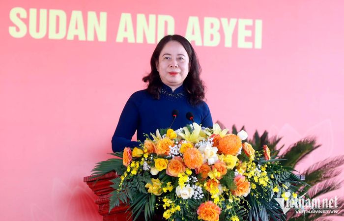 Phó Chủ tịch nước Võ Thị Ánh Xuân phát biểu động viên, giao nhiệm vụ