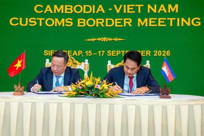 Đại diện Hải quan Việt Nam và Hải quan Campuchia đã thống nhất nhiều nội dung quan trọng. Ảnh: Cục HQ