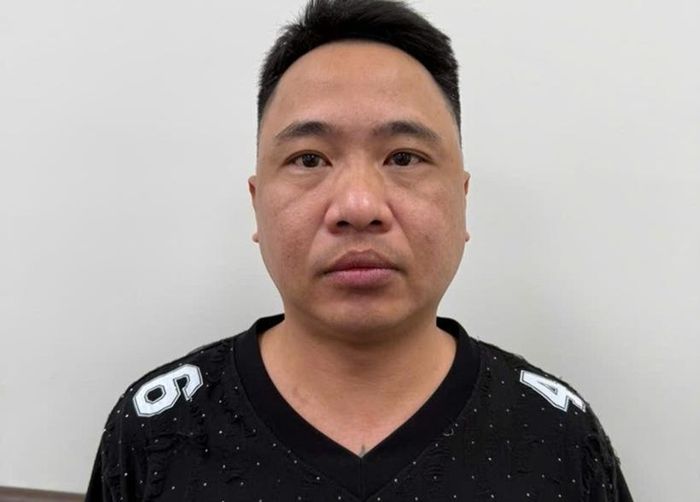 Dương Văn Huy tại cơ quan Công an.