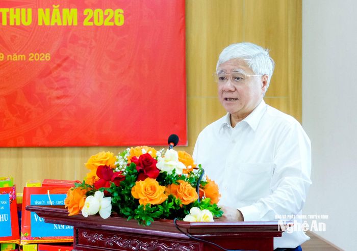 Phó Chủ tịch Thường trực Quốc hội Đỗ Văn Chiến phát biểu tại chương trình. Ảnh: Phạm Bằng