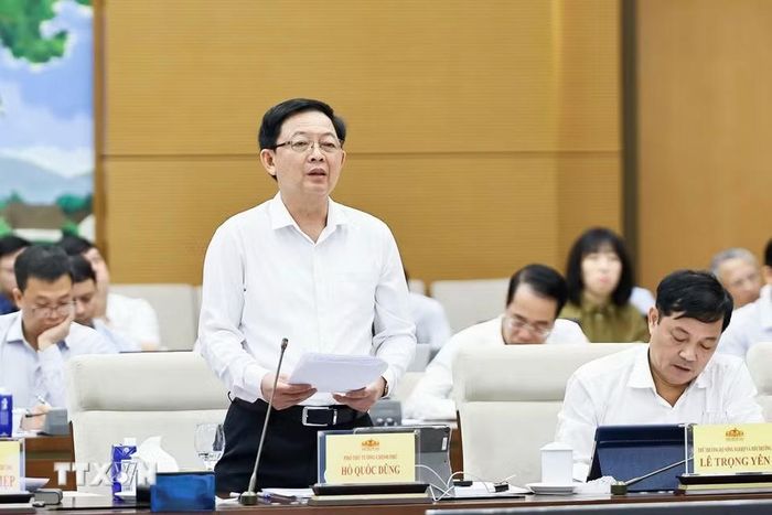 Phó Thủ tướng Chính phủ Hồ Quốc Dũng phát biểu. (Ảnh: Doãn Tấn/TTXVN)
