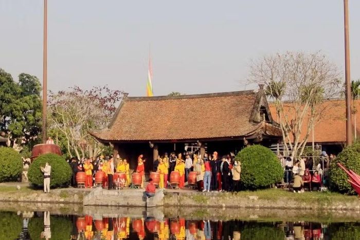 Lễ hội chùa Keo. (Ảnh: Vietnam+)