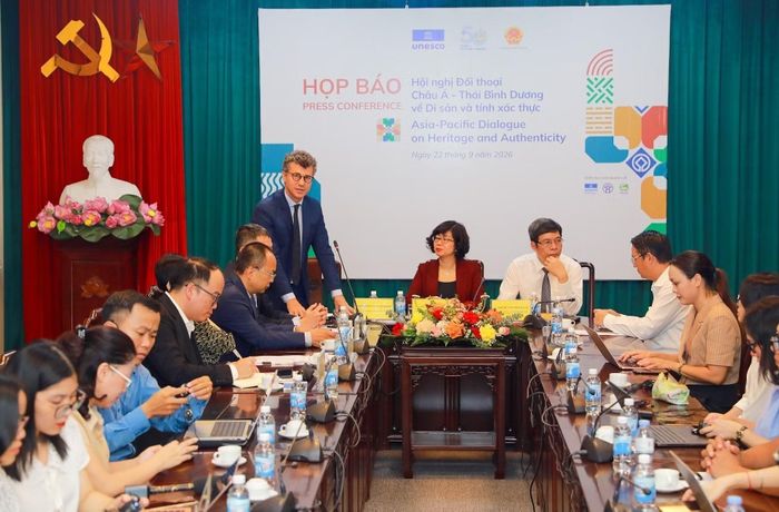 Toàn cảnh buổi họp báo. (Ảnh: TTXVN)
