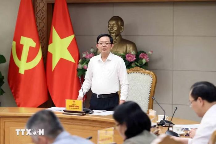 Phó Thủ tướng Hồ Quốc Dũng phát biểu. (Ảnh: An Đăng/TTXVN)