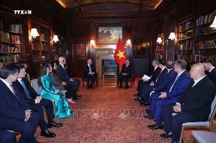 Tổng Bí thư, Chủ tịch nước Tô Lâm tiếp ông Brendan Nelson, Chủ tịch Boeing Global, Phó Chủ tịch cấp cao Tập đoàn Boeing.