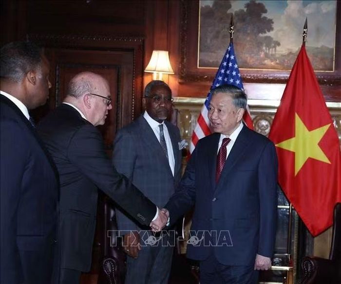 Tổng Bí thư, Chủ tịch nước Tô Lâm với các đại biểu. Ảnh: Thống Nhất/ TTXVN.