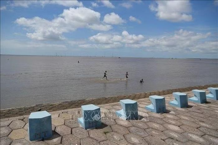 Khu du lịch biển Tân Thành, một trong những điểm du lịch nổi tiếng ở tỉnh Đồng Tháp.
