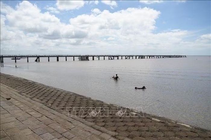 Khu du lịch biển Tân Thành, một trong những điểm du lịch nổi tiếng ở tỉnh Đồng Tháp.