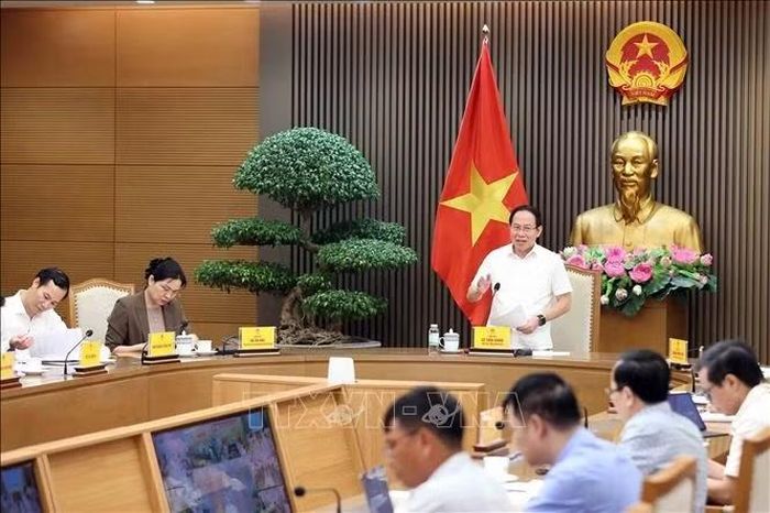 Phó Thủ tướng Lê Tiến Châu phát biểu chỉ đạo. Ảnh: An Đăng/TTXVN