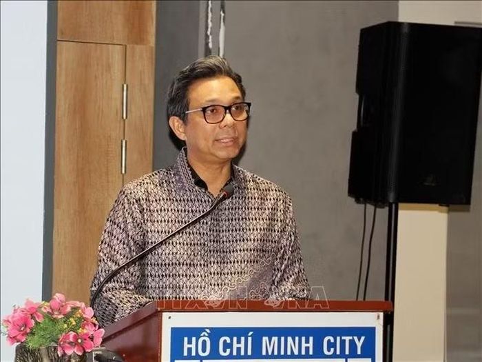 Ổng Firdauz Bin Othman, Tổng Lãnh sự Malaysia tại Thành phố Hồ Chí Minh, phát biểu tại buổi lễ.