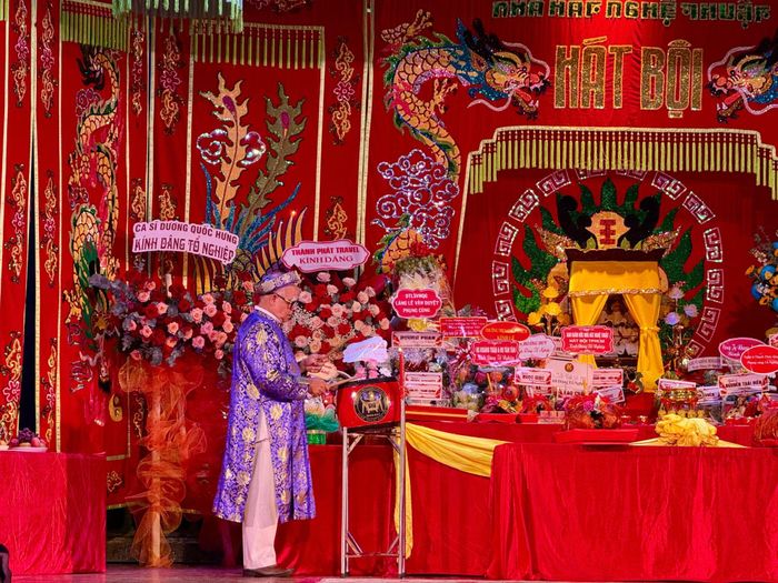 Nghi thức ban trống thỉnh Tổ.