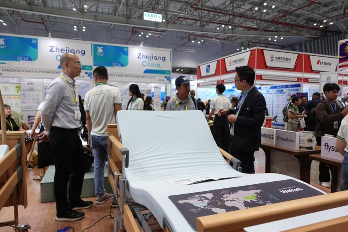Đặc biệt, triển lãm năm nay còn giới thiệu công nghệ và giải pháp phục hồi chức năng, hỗ trợ vận động và chăm sóc người cao tuổi.
