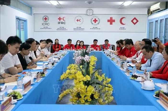 Quang cảnh buổi tiếp.