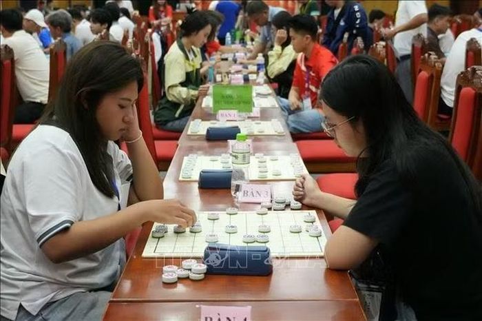 Các kỳ thủ thi đấu nội dung nữ Truyền thống tại Giải Vô địch Cờ tướng xuất sắc quốc gia năm 2026.