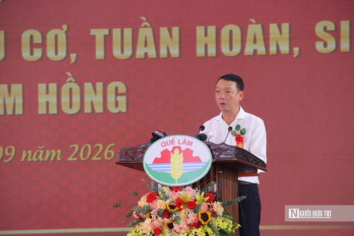 Chủ tịch UBND tỉnh nhấn mạnh, Hà Tĩnh đang tập trung cơ cấu lại ngành nông nghiệp theo hướng hiện đại, xanh, sinh thái, tuần hoàn.