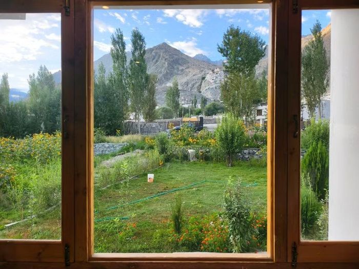 Khung cảnh thơ mộng từ homestay ở Leh
