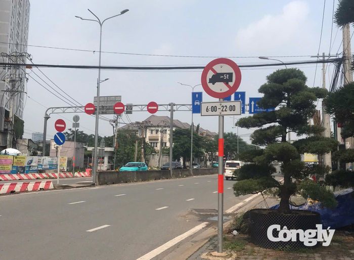 Đường cấm xe trên năm tấn lưu thông từ 6 giờ sáng tới 22 giờ đêm
