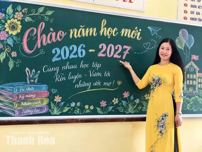 Cô Nguyễn Thị Vân (50 tuổi), giáo viên chủ nhiệm lớp 3B1 tại phân hiệu Quảng Cư, Trường Tiểu học Lê Văn Tám.