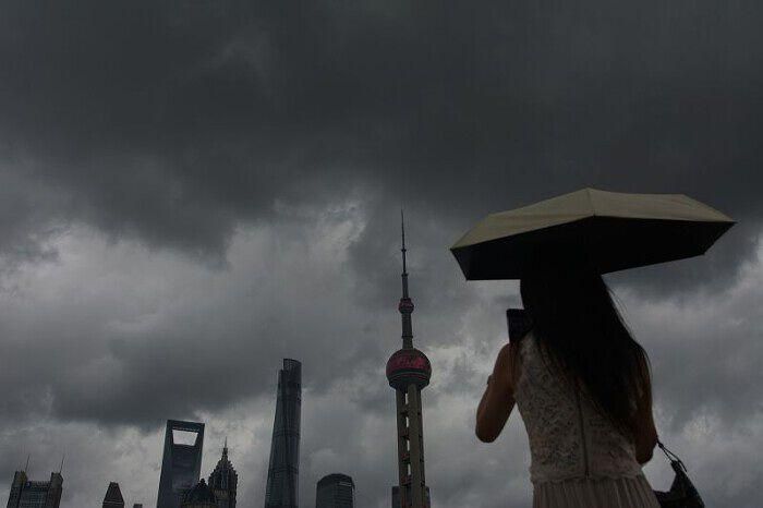 Bão Dolphin tiến sát Thượng Hải vào ngày 8/8/2026. (Ảnh: Getty Images).