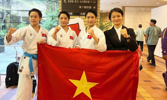 Nguyễn Ngọc Trâm, Bùi Ngọc Nhi và Hoàng Thị Thu Uyên giúp thể thao Việt Nam có tấm Huy chương Vàng đầu tiên tại ASIAD 2026