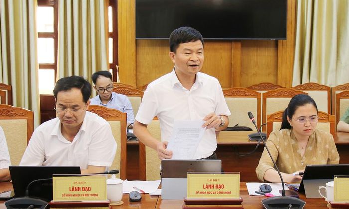  Lãnh đạo Sở Khoa học và Công nghệ giải trình làm rõ một số nội dung. 