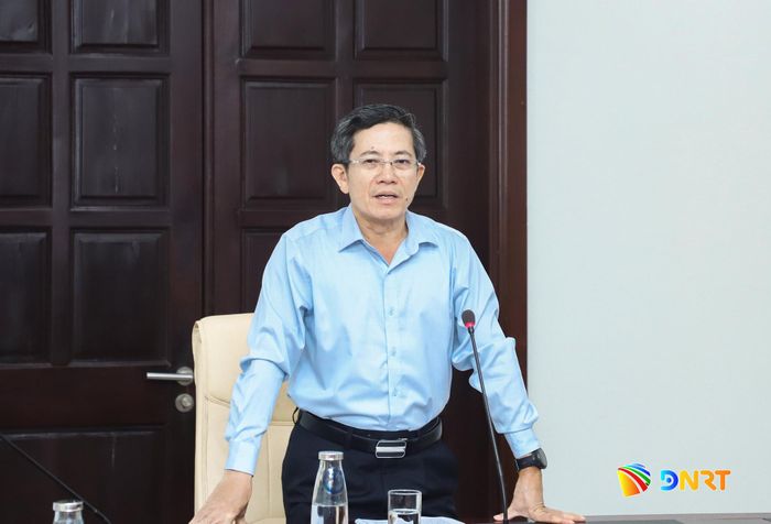 Phó Chủ tịch UBND thành phố Trần Nam Hưng phát biểu kết luận cuộc họp. Ảnh: NGỌC PHÚ