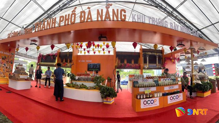 Gian hàng của thành phố Đà Nẵng tại lễ hội. Ảnh: Sở Công Thương