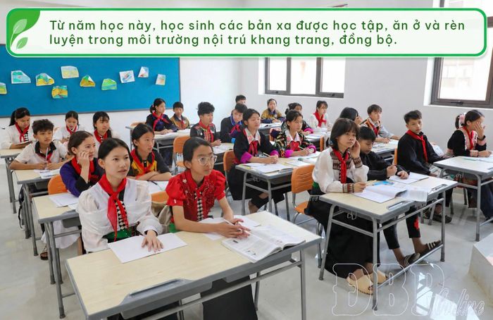  Trường Phổ thông nội trú Tiểu học và THCS Si Pa Phìn được đầu tư đồng bộ, khang trang, tạo môi trường để học sinh học tập, rèn luyện, vươn lên. 