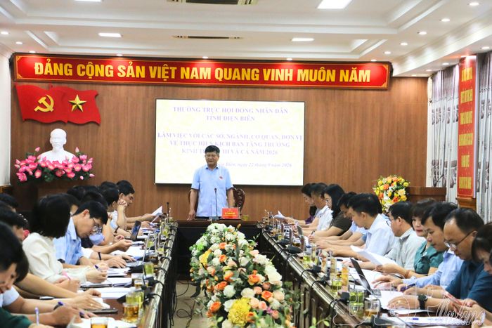 Các đại biểu tham dự buổi làm việc.