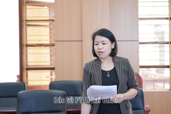 Thành viên đoàn giám sát phát biểu tại buổi giám sát.