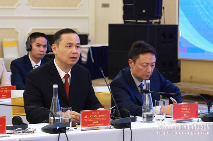 Lãnh đạo Viện Kiểm sát nhân dân khu tự trị dân tộc Choang Quảng Tây, Trung Quốc tham luận tại hội nghị