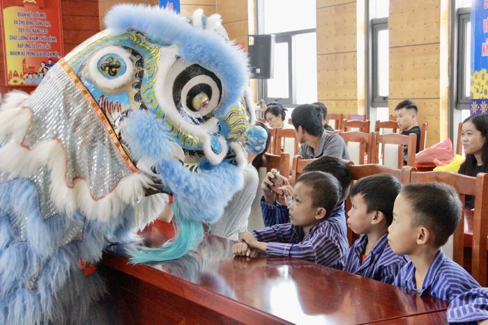 Tiết mục múa sư tử đặc sắc tại chương trình