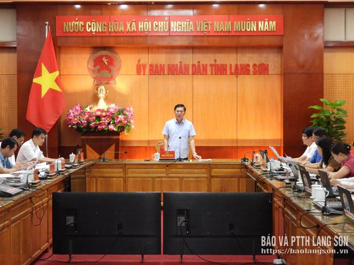 Đồng chí Đinh Hữu Học, Ủy viên Ban Thường vụ Tỉnh ủy, Phó Chủ tịch Thường trực UBND tỉnh phát biểu kết luận tại buổi kiểm tra