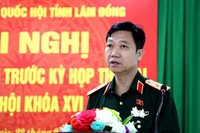 ĐBQH Phạm Đức Hoài trình bày khái quát kết quả Kỳ họp không thường lệ thứ nhất
