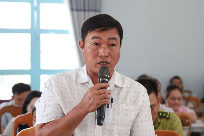 Cử tri Nguyễn Công Mạnh, thôn Hoa Lư, xã Cát Tiên 3 ý kiến về vấn đề vệ sinh môi trường trên địa bàn xã